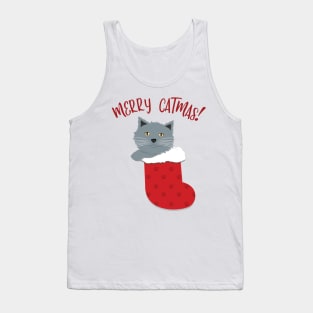 Merry Catmas! Tank Top